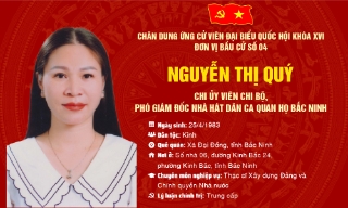 Chương trình hành động của bà Nguyễn Thị Quý, ứng cử viên đại biểu Quốc hội khóa XVI, đơn vị bầu cử số 4, tỉnh Bắc Ninh